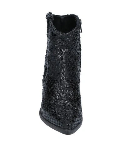 Shop Tosca Blu Woman Ankle Boots Black Size 7 Textile Fibers