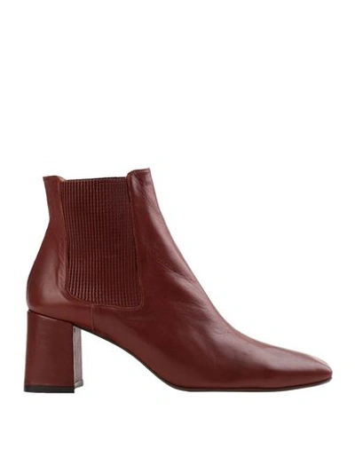 Shop Miista Ankle Boots In Brown