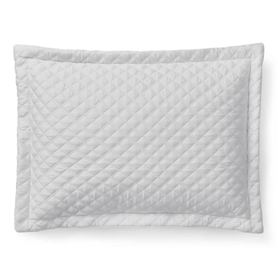 Shop Ralph Lauren Argyle Sateen Throw Pillow In Platinum