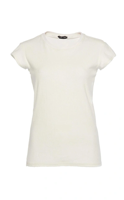Tom Ford Round Neck T-shirt In Purple,black