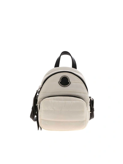 Shop Moncler Kilia Small Shoulder Bag In Ivory Color In White