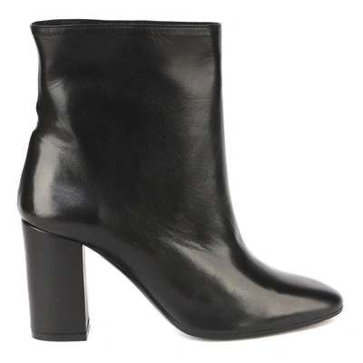 Shop Aldo Castagna Clara Black Leather Ankle Boot