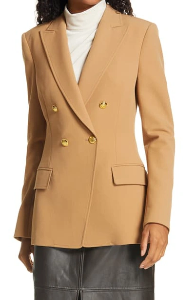 Shop A.l.c Sedgwick Ii Double Breasted Blazer In Maple