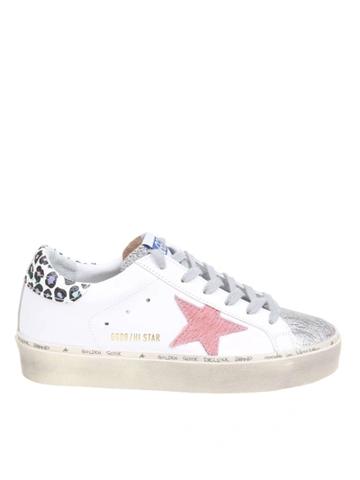 Shop Golden Goose Hi Star Sneakers In White