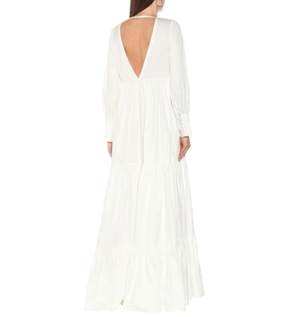 Shop Kalita Circe Cotton Maxi Dress In White