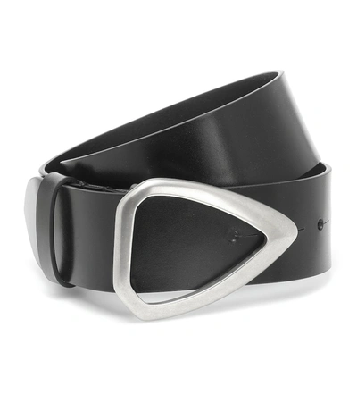 Shop Isabel Marant Idiani Leather Belt In Black