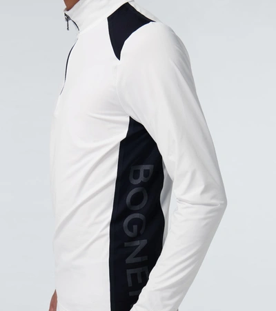 Shop Bogner Tarry Colorblocked Thermal Layer In White
