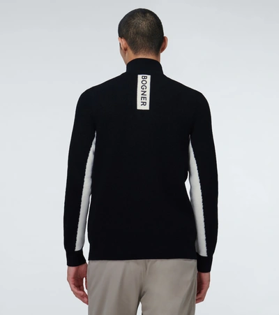 Shop Bogner Penke Half-zipped Pullover Sweater In Black