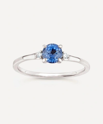 Shop Dinny Hall Kassia Sapphire And Diamond Ring In White Gold
