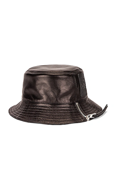 Shop Loewe Fisherman Hat In Black