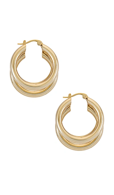 Electric Picks Jewelry Electric Picks Nirvana Hoop Earrings In Gold |  ModeSens