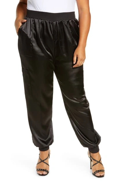 Leith satin 2025 cargo joggers