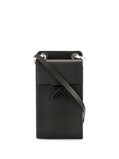 Shop Kenzo Crossbody Phone Holder In Black