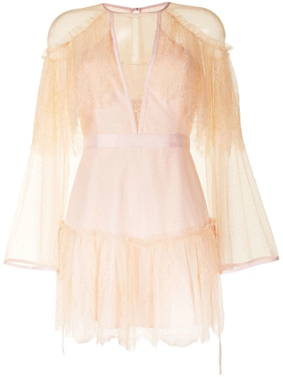 Shop Alice Mccall Mi Amor Lace Dress In Pink