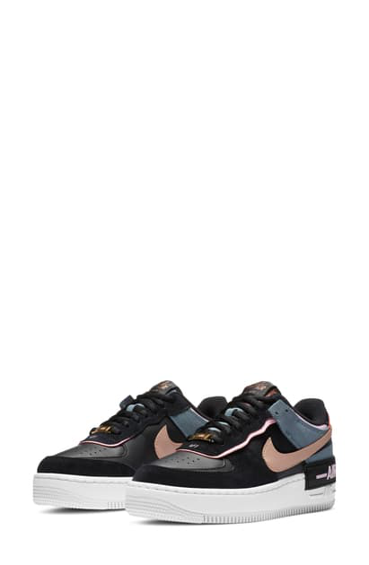 Nike Air Force 1 Shadow Women's Shoe (black) In Black/ Red Bronze ... Nike Air Force 1 Shadow Women's Shoe (black) In Black/ Red Bronze ...