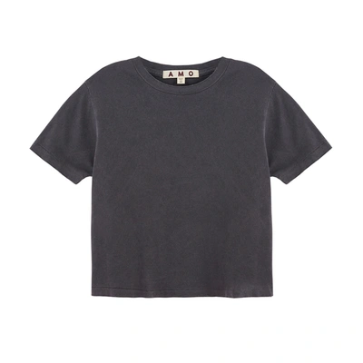 Shop Amo Babe Tee In Faded Black