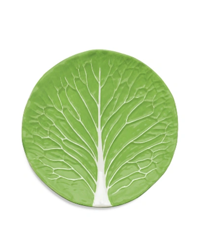 Shop Tory Burch Lettuce Ware Dinner Plate, Set Of 2 In Green