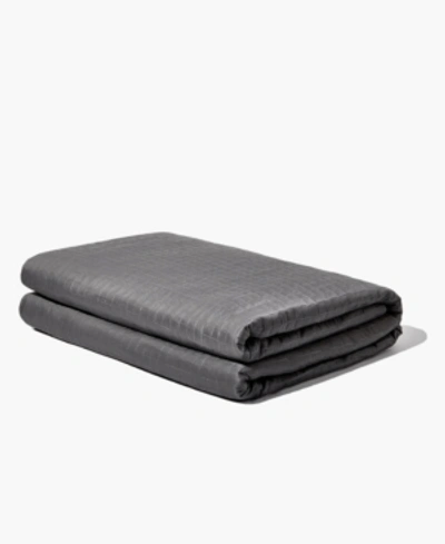 Shop Gravity Queen/king Cooling Weighted Blanket Bedding In Gray