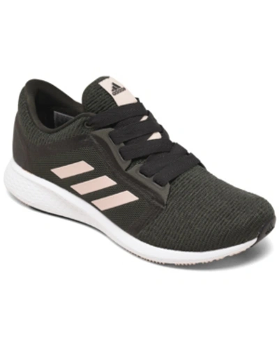 Shop Adidas Originals Adidas Women's Edge Lux 4 Running Sneakers From Finish Line In Legend Earth, Pink
