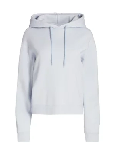 Shop Alexander Wang T Foundation Terry Hoodie In Xenon Blue