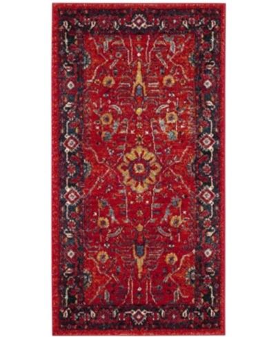 Shop Safavieh Vintage Hamadan Vth220 Orange And Navy 2'7" X 5' Area Rug