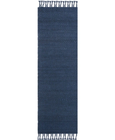 Ralph Lauren Amalie Lrl6350f Navy 2'6" X 8' Runner Area Rug In Navy