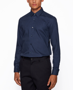 hugo boss men's slim fit shirts
