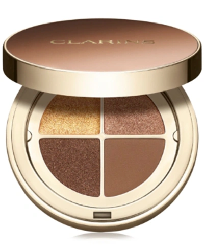 Shop Clarins Ombre 4 Couleurs Eyeshadow In 04 Brown Sugar
