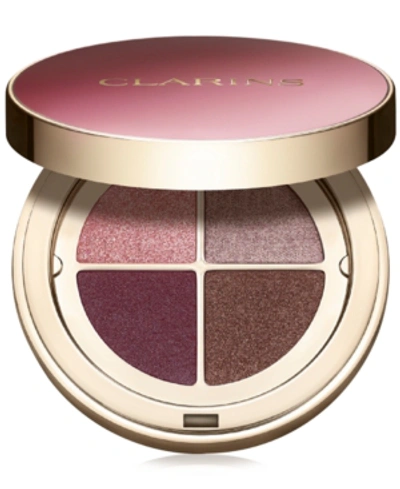Shop Clarins Ombre 4 Couleurs Eyeshadow In 02 Rosewood
