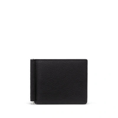 Shop Smythson 6 Card Slot Money Clip Wallet In Ludlow In Black