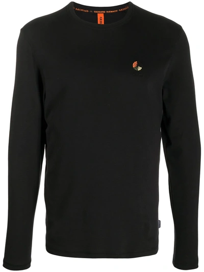 Shop Raeburn Long-sleeve T-shirt In Black