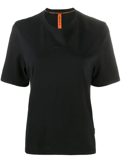 Shop Raeburn Logo Cotton T-shirt In Black