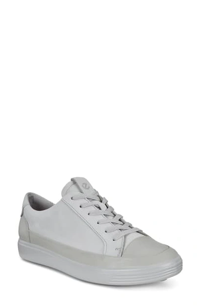 Shop Ecco Soft 7 Sneaker In Concrete Leather