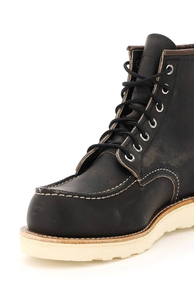 Shop Red Wing Shoes Classic Moc Ankle Boots In Grey,black,brown