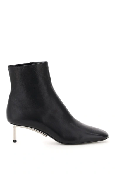 Shop Off-white Allen Nappa Ankle Boots In Black