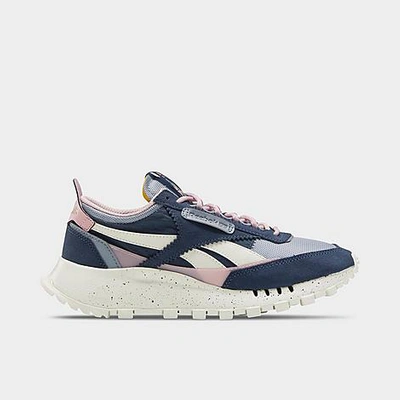 Shop Reebok Women's Classic Leather Legacy Casual Shoes In Blue