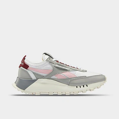 Shop Reebok Women's Classic Leather Legacy Casual Shoes In Grey