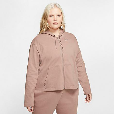 nike women's sportswear jersey hoodie