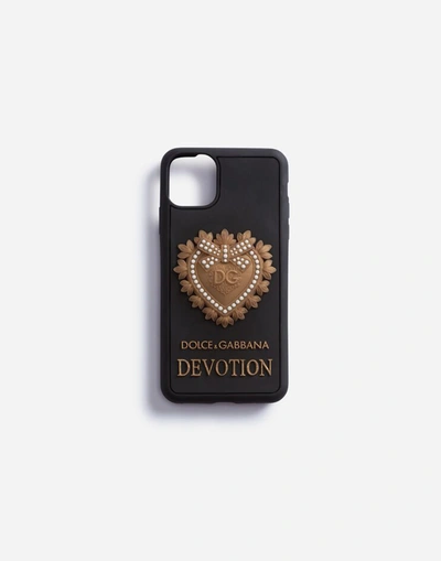 Shop Dolce & Gabbana Rubber Devotion Iphone 11 Pro Max Cover