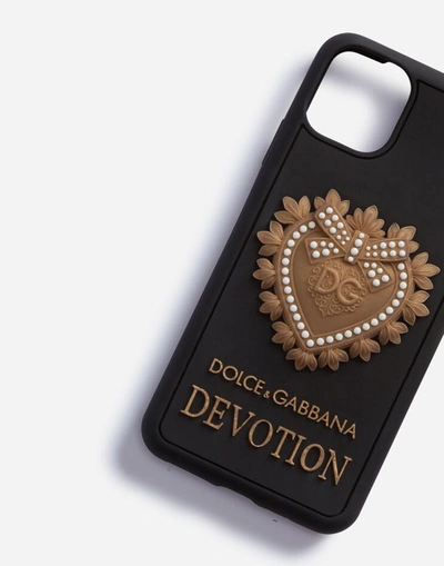 Shop Dolce & Gabbana Rubber Devotion Iphone 11 Pro Max Cover