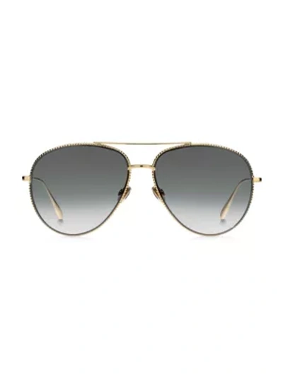 Shop Dior Society3 57mm Aviator Sunglasses In Grey