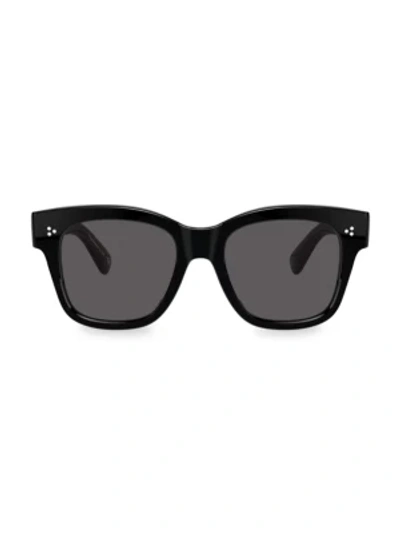 Shop Oliver Peoples Melery 54mm Square Sunglasses In Black