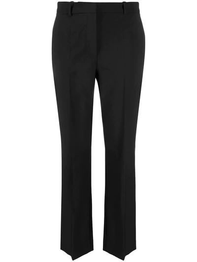 Shop Joseph Tailored Straight-leg Trousers In Black