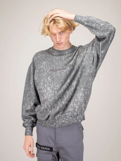 Shop Daily Paper Jerspla Grey Violet Sweatshirt