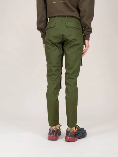 Shop Daily Paper Cargo Pants Olive Green