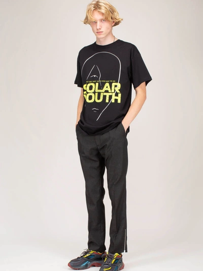 Shop Raf Simons Big Fit T-shirt Solar Youth Black