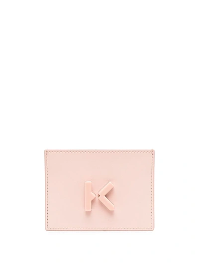 Shop Kenzo Kartenetui Mit Logo-schild In Pink