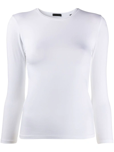 Shop Atm Anthony Thomas Melillo Long-sleeve T-shirt In White