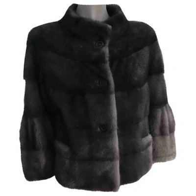 Pre-owned Hockley Grey Mink Coat