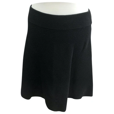 Pre-owned Claudie Pierlot Mini Skirt In Black